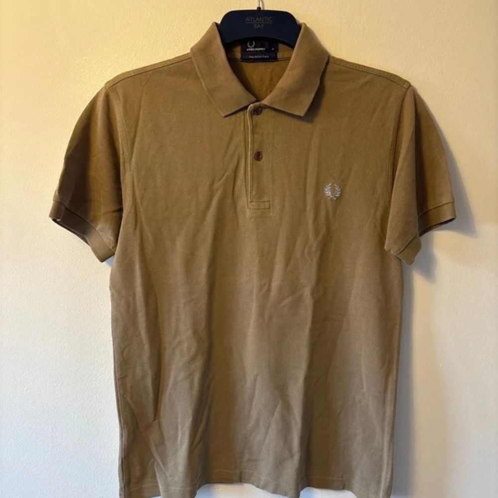 Fred Perry Men's Tan Polo Shirt